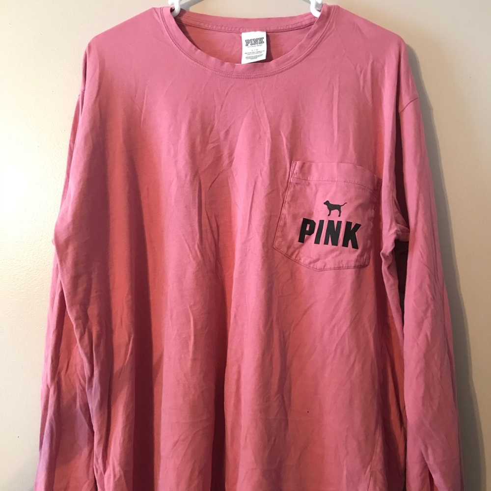 PINK Campus Long Sleeve Tee